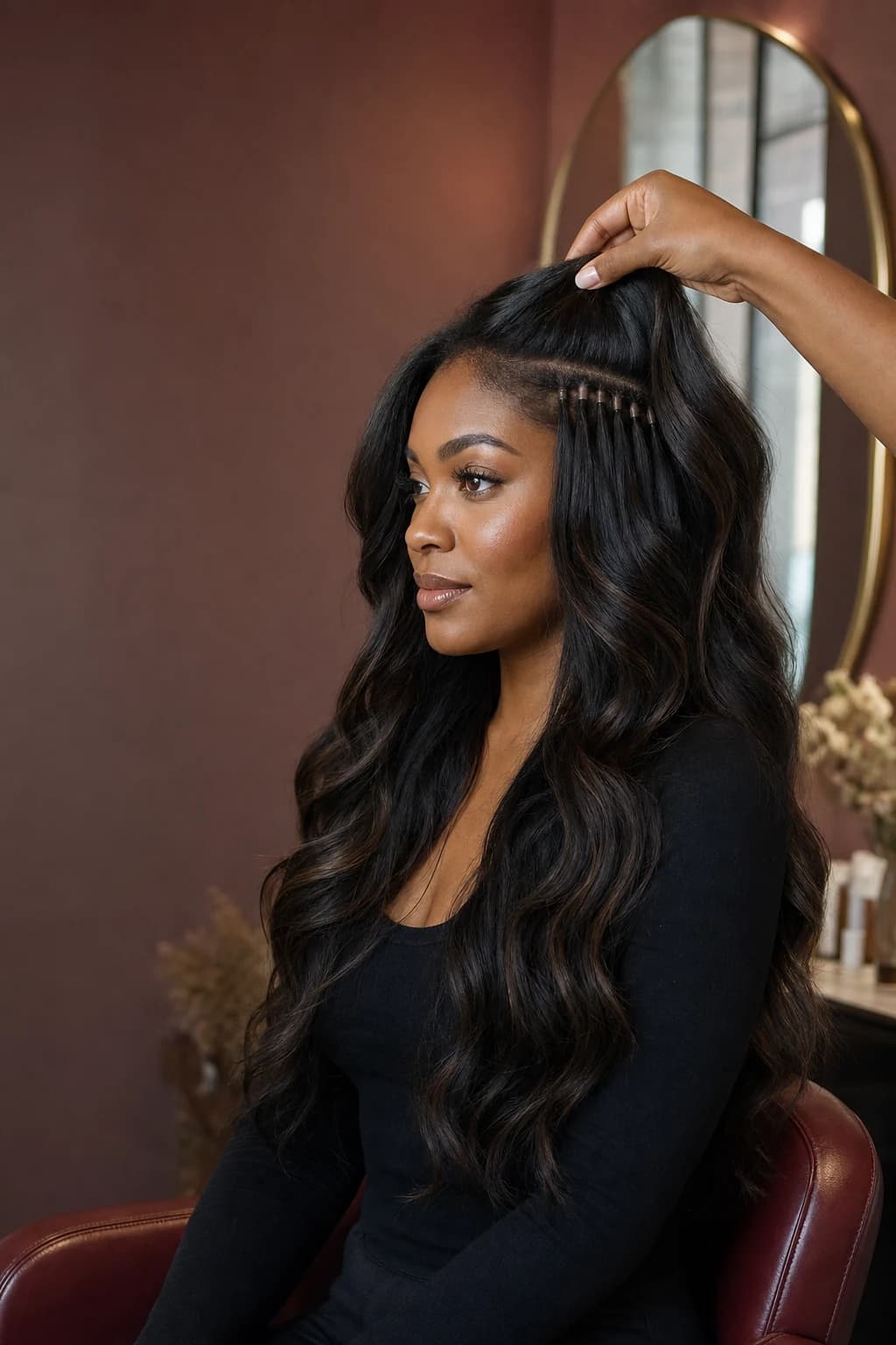 K-Tip Hair Extensions styled at Katty Hair Studio